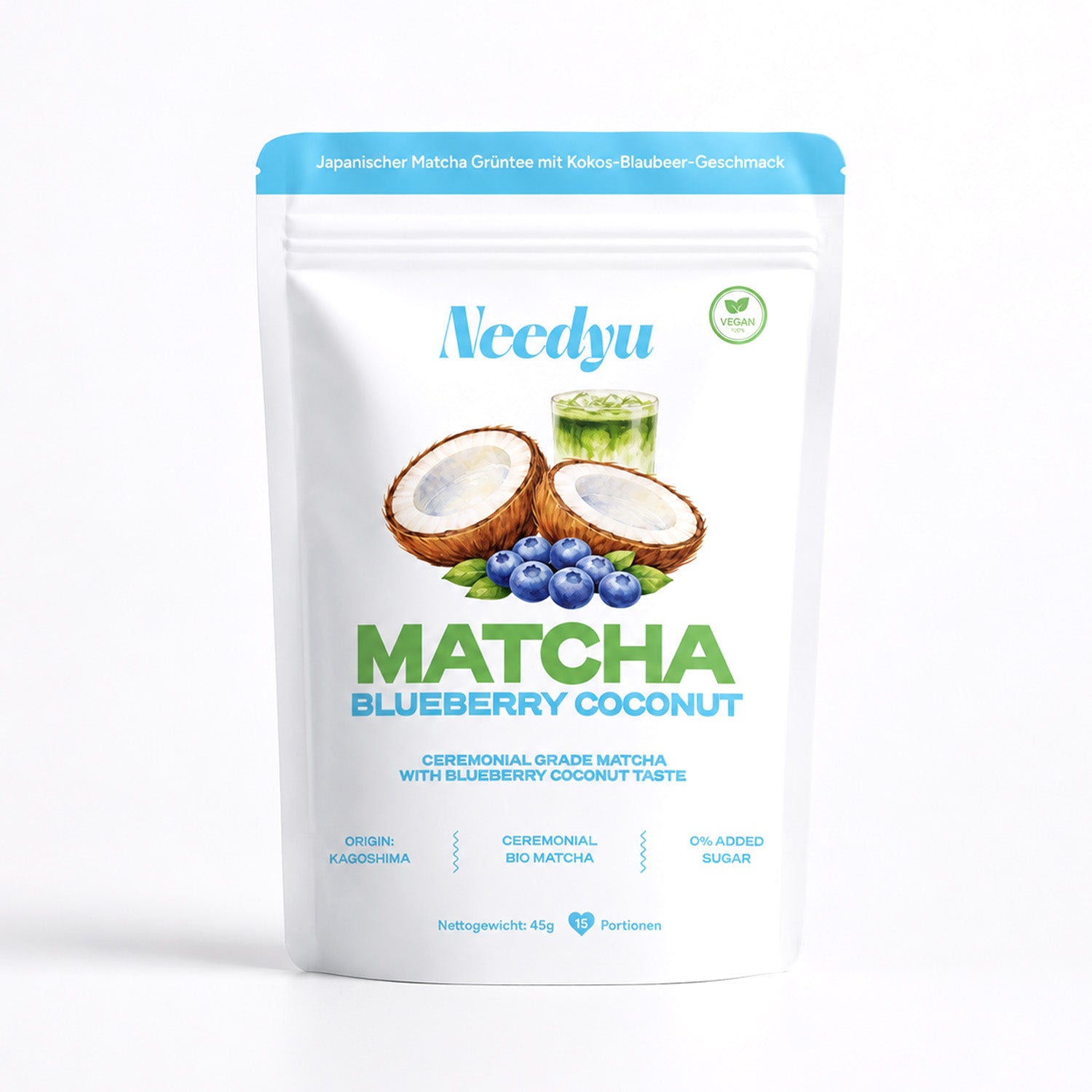 Matcha Blueberry Coconut